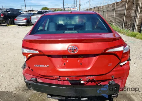 2015 Toyota Corolla S Plus/S Premium из США, поврежденный, VIN 5YFBURHE8FP353814